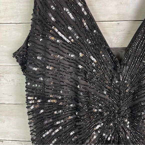 Mac Duggal Black Sequin Gown - Picture 9 of 15